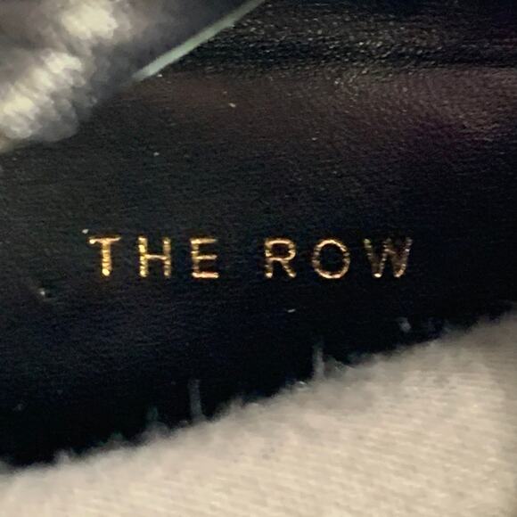 THE ROW Size 7.5 Black Suede Square Toe Thigh High Boots - Picture 4 of 6